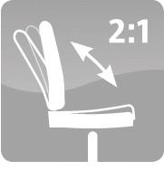 13.6 Fotele i krzesła biurowe Krzesło Stillo Nowy Styl Oparcie i