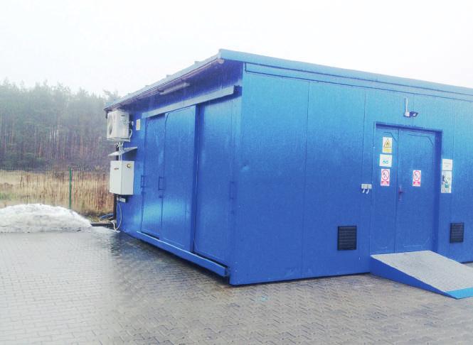 11 MAGAZYNY NASZE PRZYKŁADOWE REALIZACJE infolinia: (68) 362 62 70 KONTENER CHEMICZNY DO