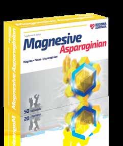 pomagają w prawidłowym funkcjonowaniu mięśni i układu nerwowego. Produkt został wzbogacony dodatkowo o asparaginian.