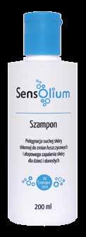 Aby uzyskać najlepsze efekty działania, po kąpieli można posmarować skórę kremem Sensolium. Zapewni to ochronę nawilżonej skóry przed wtórnym wysuszeniem.