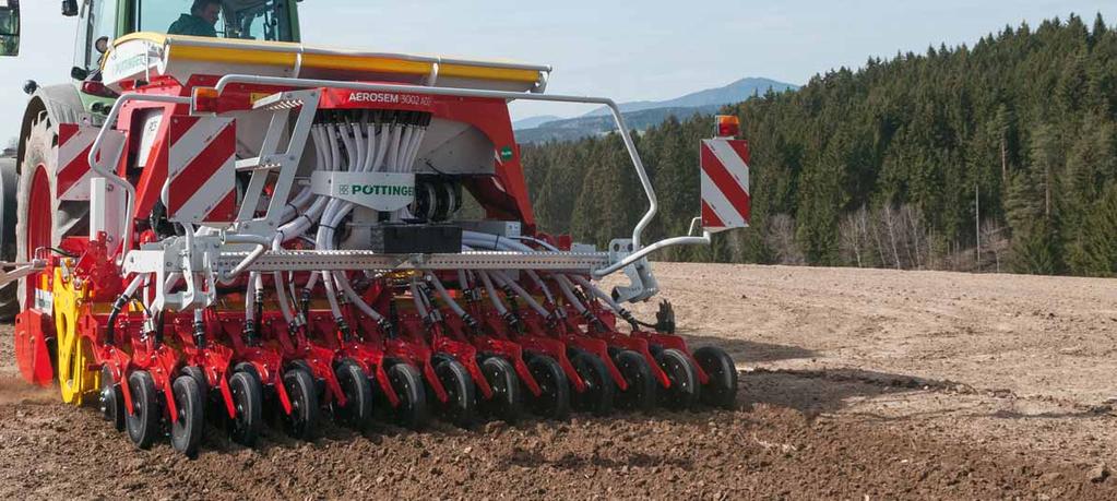 COMPASS CONTROL Siewniki AEROSEM są standardowo wyposażone w mechaniczny napęd dozowania. Sterownik COMPASS CONTROL steruje i kontroluje działanie.