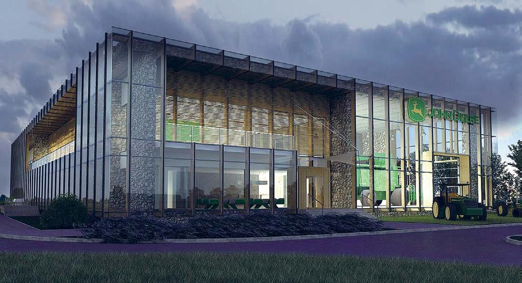 Regionalna Centrala John Deere, Tarnowo Podgórne, Polska Usługi: Architektoniczne, Regionalna inżynieryjne Centrala John i zarządzanie Deere, projektem Tarnowo Podgórne, Polska Usługi: