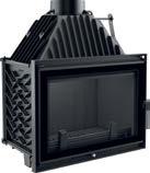 ZALETY WKŁADÓW POWIETRZNYCH Advantages f traditinal fireplae inserts/die Vrteile der traditinellen Kamineinsätz/Преимущества традиционных топок Wyski zpuh zwiększa pwierzhnię wymiany iepła pmiędzy