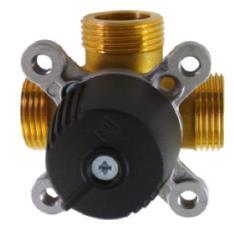 5. Zawór mieszający LK Dane techniczne Temperatura robocza 5 110 o C (na krótko 120 o C) Maksymalne ciśnienie robocze 10 bar Temperatura robocza otoczenia 5 60 o C Zawór KVS 6,3 m 3 /godzinę