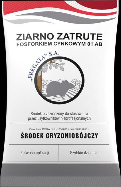 ZATRUTE ZIARNO (NASIONA) rodentycyd