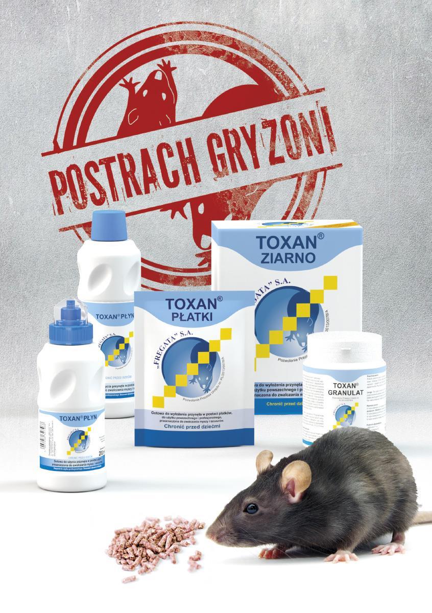 IDEALNY RODENTYCYD RODENTYCYD POWINIEN BYĆ: kolorem, smakiem, zapachem zniechęcający do