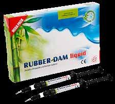Paski ścierne metalowe Adaco 12 sztuk 1,2 ml Rubber Dam Liquid