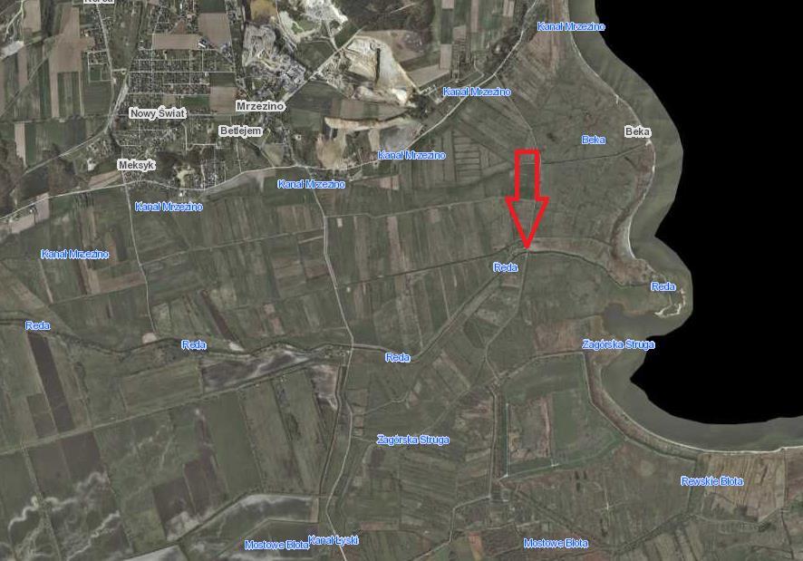 Punkt nr 5 Przekrój pomiarowy zlokalizowany na