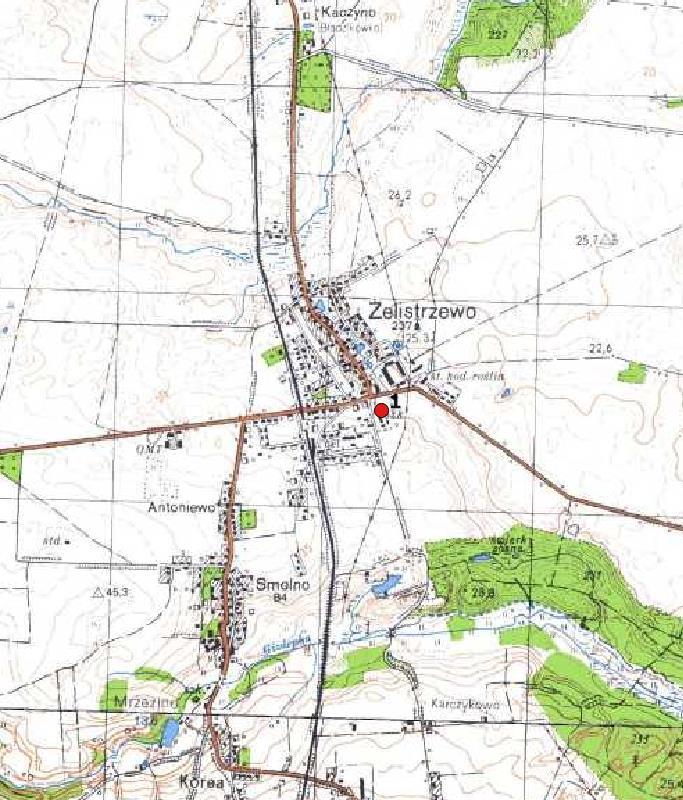 Punkt nr 1 pomiary parametrów meteorologicznych Lokalizacja tego