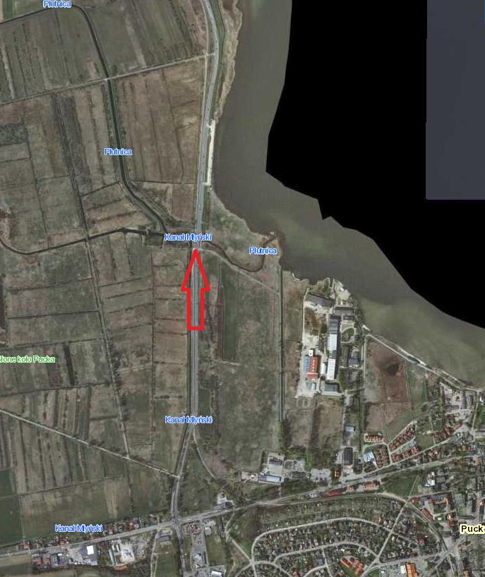 Punkt nr 2 Przekrój pomiarowy zlokalizowany na rzece