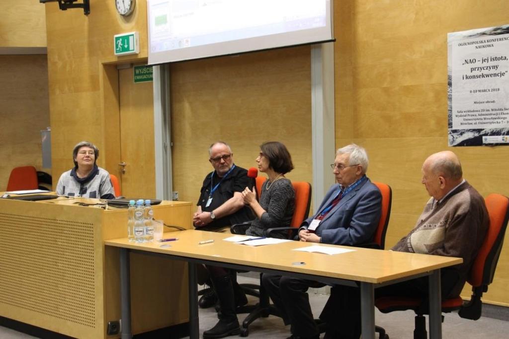Zakład Klimatologii i Ochrony Atmosfery W dniach 8 10 marca 2018 roku we Wrocławiu odbyła się ogólnopolska konferencja naukowa NAO jej istota, przyczyny i konsekwencje organizowana przez Zakład