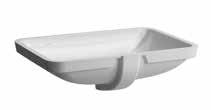 LAUFEN PRO S LCC / EAN Cena PLN LCC Umywalka podwójna ścienna 1200 x 460 mm, dwukomorowa z jednym otworem na baterię w każdej komorze umywalki H 814966 000 104 1 / 7612738353032 1 940 H 814966 400