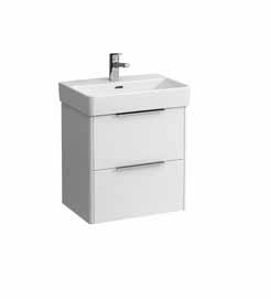 MEBLE BASE DO UMYWALEK PRO S Kolor połysk Kolor jasny wiąz Szafka BASE 520 x 515 x 358 mm do umywalki PRO S compacto Szafka z 2 szufladami z mechanizmem cichego domykania.