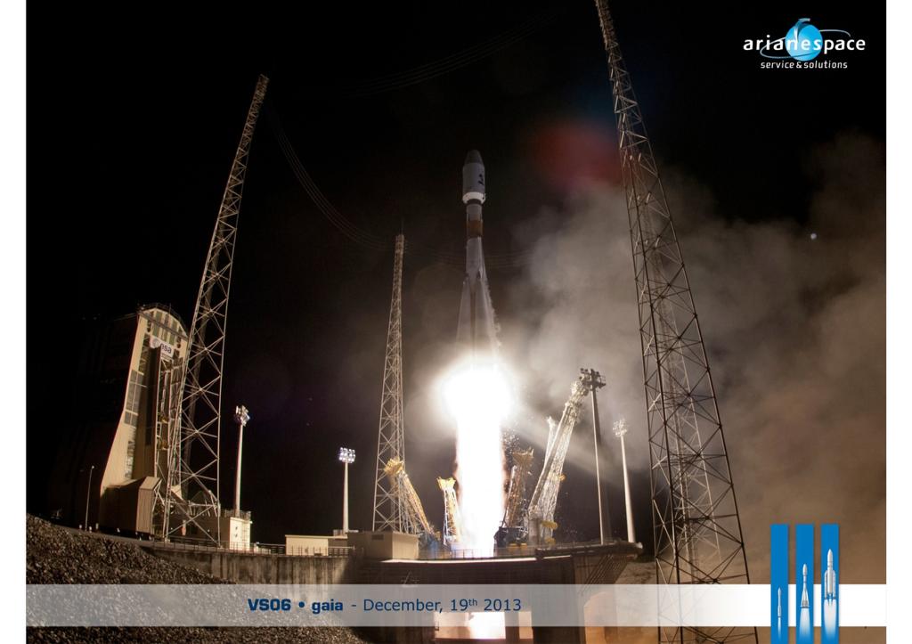 GAIA SPACE MISSION GAIA is a scanning mission operating between 2014 and 2019(+1?