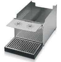 Automaty typu instant 15 Podwyższenie do Bolero 1 i 2 (3kW) Podwyższa urządzenie o 134 mm, uzyskując wysokość wylewki 240 mm. Wymiary (sxgxw) 208x407x192 mm 7.270.112.