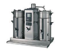 Ekspresy przelewowe z filtrem okrągłym 43 B10 HW L/R Z 1 systemem do zaparzania kawy oraz 1 termosem 10 litrów (po lewej lub po prawiej stronie kolumny). Z oddzielnym kranikiem do wrzątku. Maks.