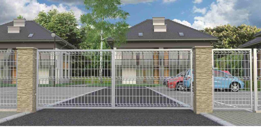3D 5 lat Gwarancji PRODUKT OWANY Produkt posiada certyfikat CE Zawiasy Brama przystosowana do