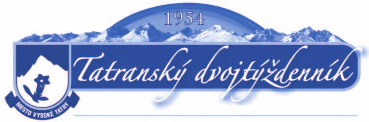 TD č. 18/2010 1 Číslo: 18/XXI Vyšlo: 8. septembra 2010 0,13 Školáci opäť v laviciach VYSOKÉ TATRY Prvé zvonenie v novom školskom roku absolvovali všetci školáci, našich tatranských nevynímajúc.