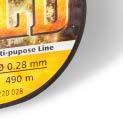 Ø Długość Waga Kolor 2337 008 0,08 mm 150 m 3,3 kg / 7,5 lbs czarny 2337 010 0,10 mm 150 m