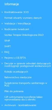 komunikaty są wyświetlane w aktualnościach na głównej stronie www.