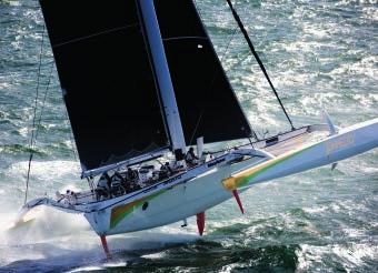 szyprem podczas regat Volvo Ocean Race,