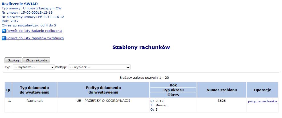 a następnie zaimportować do aplikacji służącej do rozliczeń z NFZ, aby możliwe było sprawdzenie wyników weryfikacji rozliczenia oraz utworzenie rachunków. 2.