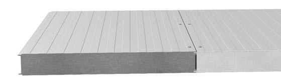 System warstwowych płyt dachowych w dwustronnych okładzinach metalowych z rdzeniem z materiałów izolacyjnych. Tabela 1.