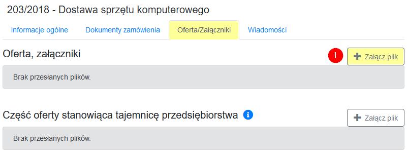 6.2 Składanie/Przesyłanie dokumentów w postępowaniu Wykonawcy biorący udział w postępowaniu o udzielenie zamówienia publicznego, prowadzonym w oparciu o przepisy ustawy Prawo zamówień publicznych, w