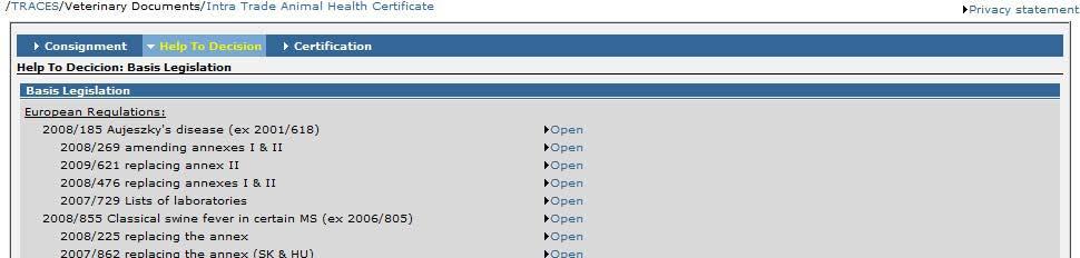 Przedmiotową funkcję HTD wdrożono w odniesieniu do wszystkich urzędowych dokumentów handlowych w celu ostrzegania, informowania i wspierania właściwych organów w trakcie procesu decyzyjnego.