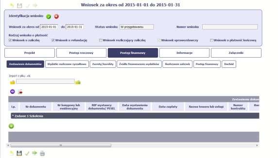 Import pliku.xls zacznij od eksportu wzoru pliku Jeżeli zdecydujesz się tworzyć Zestawienie dokumentów poza systemem w osobnym pliku.xls, pobierz wzór bezpośrednio z systemu.