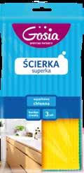 Liczba sztuk w kartonie: 34 Częsta wymiana ścierki zapobiega rozwojowi