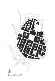 Schemat miasta obronnego bastides