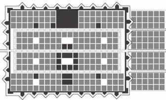 Ryc. 129. Plan idealnego miasta wg projektu Simona Stevina (1548-1620) z jego traktatu Vande Oirdening der Steden z roku ok. 1600 (Regional Archive, Alkmaar, Holandia).