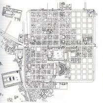 Ryc. 32. Plan rzymskiego miasta Timgad.