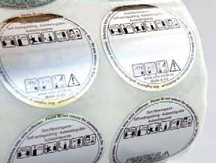 ETYKIETY I MATERIAŁY SPECJALISTYCZNE ETYKIETY OSTRZEGAWCZE Etykiety tego typu umieszczone na maszynach, urządzeniach, na środkach chemicznych, w transporcie czy na hali produkcyjnomagazynowej pełnią