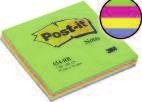 KARTECZKI SAMOPRZYLEPNE Bloczki samoprzylepne Post-it Tęczowe PO5481