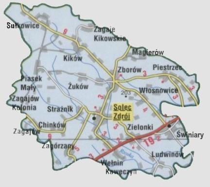 - Powierzchnia 8500 ha - 5085 mieszkańców