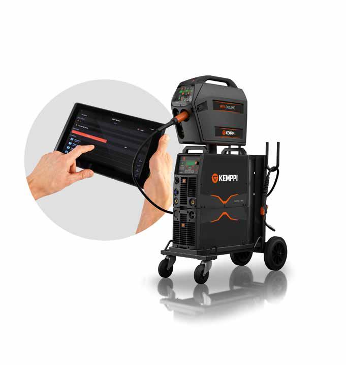 FastMig X Spawalnicza perfekcja Energy efficient 3 Phase CV CC Wieloprocesowe źródło zasilania: MIG, a1-mig, pulsacyjny MIG, MMA i TIG Aplikacja Arc Mobile Control to elastyczne rozwiązanie