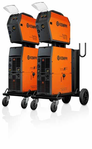 FastMig M Sprawdzona niezawodność i najnowocześniejsze technologie spawalnicze Energy efficient 3 Phase MVU CV * CC Modułowa konstrukcja Dwa zestawy: prosty i synergiczny Dostępna wersja