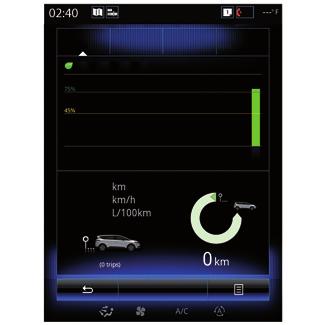 DRIVING ECO2 (4/4) Driving eco2 Ulubione trasy Standardowy Zaawansowany Dom-praca Weekend Urlop Osobiste Driving eco2 Standardowy Zaawansowany Historia zmian Historia zmian Dodaj trasę Historia zmian