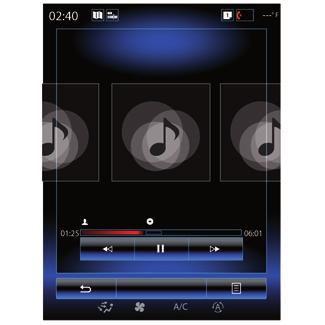 MEDIA (2/2) Odtwarzacz HP_v210w 2 Bieżąca lista Odtwarzacz USB Bieżąca lista 2 włączenie lub wyłączenie odtwarzania wszystkich list w przypadkowej kolejności; uzyskanie dostępu do dźwięków otoczenia;
