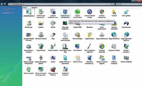 Windows Vista Krok 1: Kliknij na Start Panel