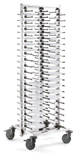(cm) Cena (zł) SG-572301 73,9 x 96,2 x 82,2 100,00 Materiał: aluminium / tworzywo antypoślizgowe Mieści 80 talerzy Specjalne, ergonomiczne uchwyty Możliwość regulacji rozstawu