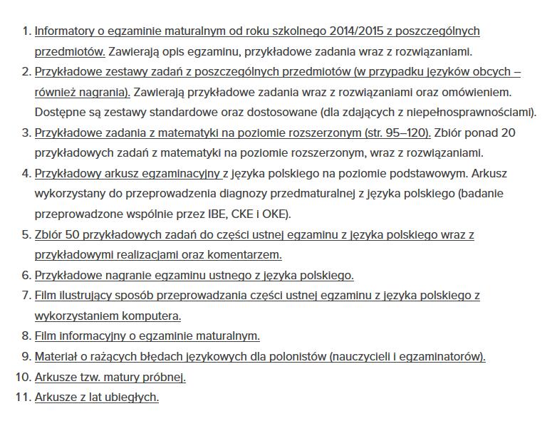 Materiały o