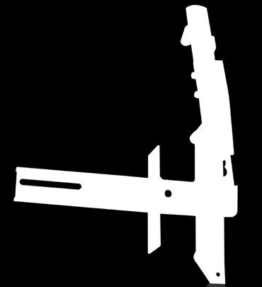 Obrót dźwigni ręcznej o 188 powoduje ruch cięgna napędu wzdłuż słupa. Skok roboczy cięgna jest regulowany i może przyjmować trzy wartości (104, 142, 186 mm.).