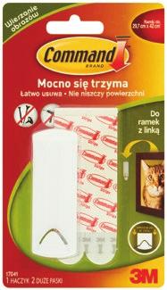 Ich usunięcie jest bezpieczne i łatwe bez konieczności niszczenia ścian.