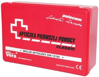 ) sterylny 2x opaska elastyczna 4 m x 6 cm 3x opaska elastyczna 4 m x 8 cm 1x plaster 10 x 6 cm