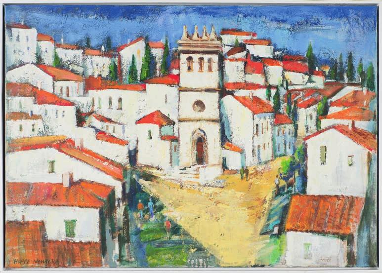 73. Ewa hoppe-nowicka (ur. 1958) ronda Olej, płótno, 60 x 80 cm, sygn. l.d.: Hoppe-nowicka. 2.