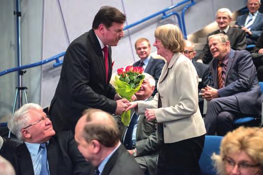 Bolesława Pochopienia, przewodniczącego Oddziału Śląskiego Polskiej Akademii Nauk prof. Józefa Dubińskiego.