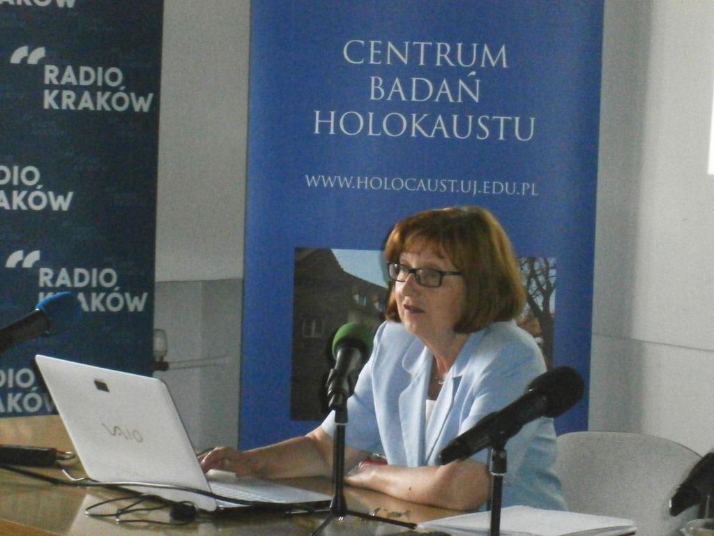 Pani Krystyna Oleksy Przewodnicząca Rady Muzeum Auschwitz-Birkenau, członek Fundacji na Rzecz